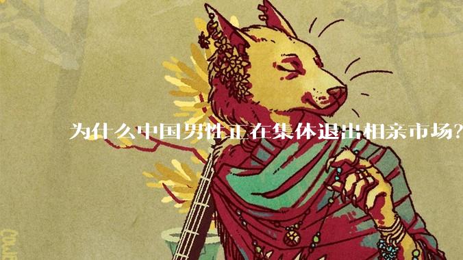 为什么中国男性正在集体退出相亲市场？